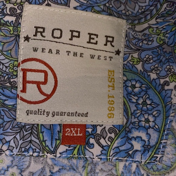 Men’s western long sleeve dress shirts - Picture 2 of 3